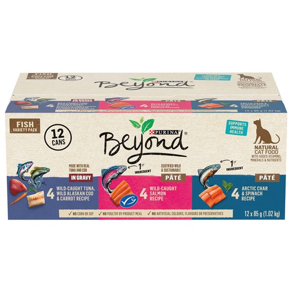 NEW 12 X 85G PURINA BEYOND GRAVY VARIETY PACK