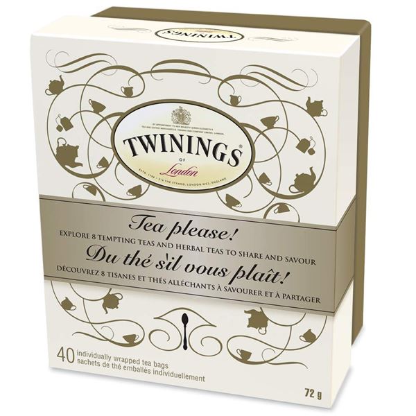 NEW TWININGS OF LONDON TEA PLEASE! VARIETY PACK