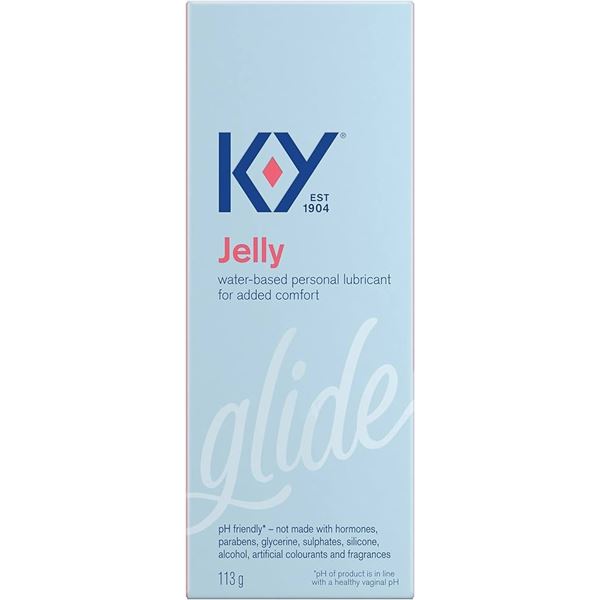 NEW 113G KY JELLY WATER BASED LUBE GLIDE