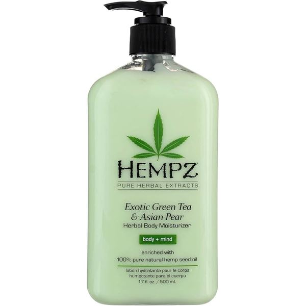 NEW 500ML HEMPZ EXOTIC GREEN TEA & ASIAN PEAR