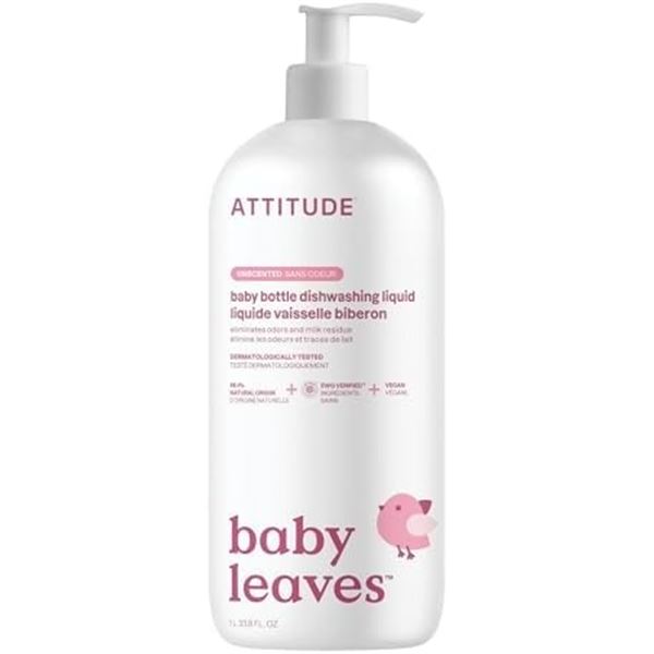 NEW 1L ATTITUDE DISHWASHING LIQUID UNSCENTED