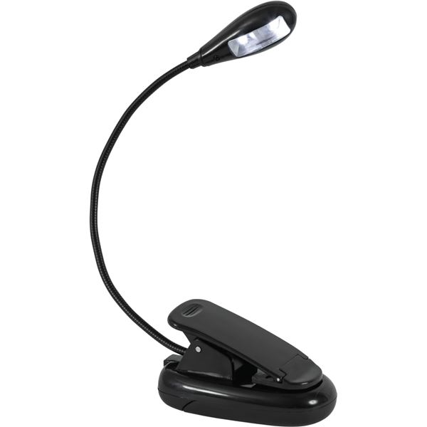 NEW CLIP ON 2 LED ADJUSTABLE BOOKLIGHT
