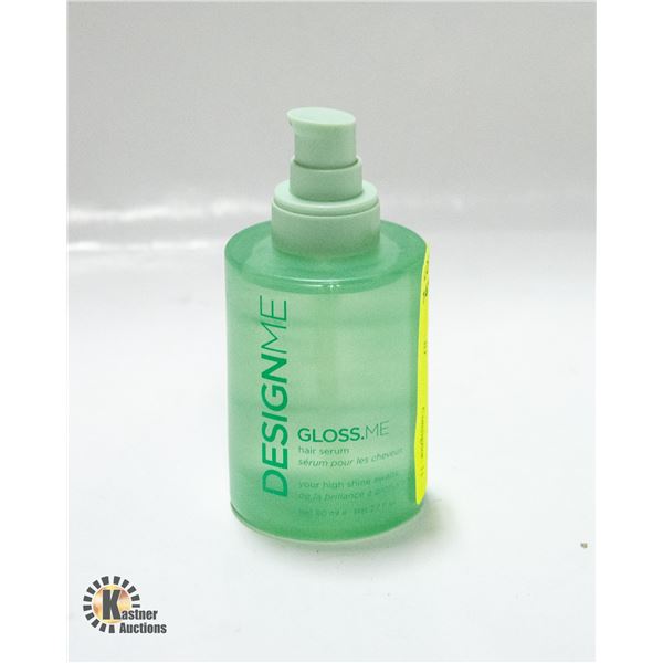 NEW DESIGNME GLOSS HAIR SERUM 80ML - NO LID