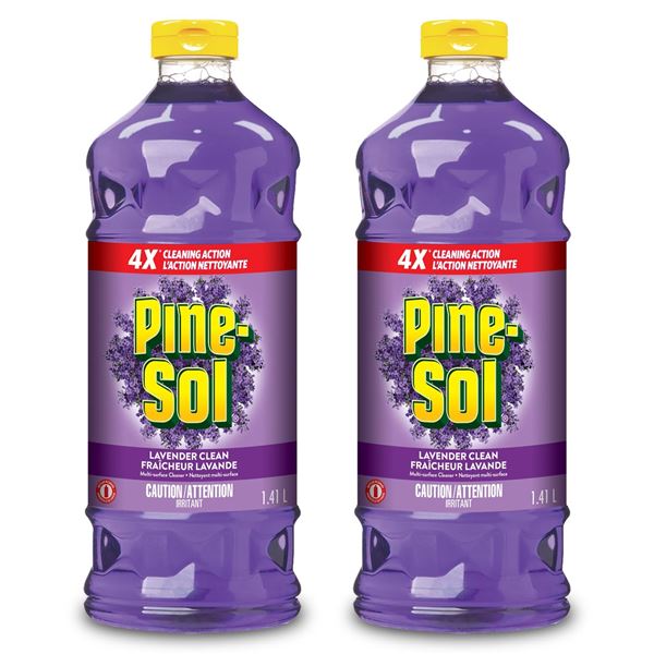 NEW 2 X 1.41 L CLEANING ACTION PINE-SOL LAVENDER