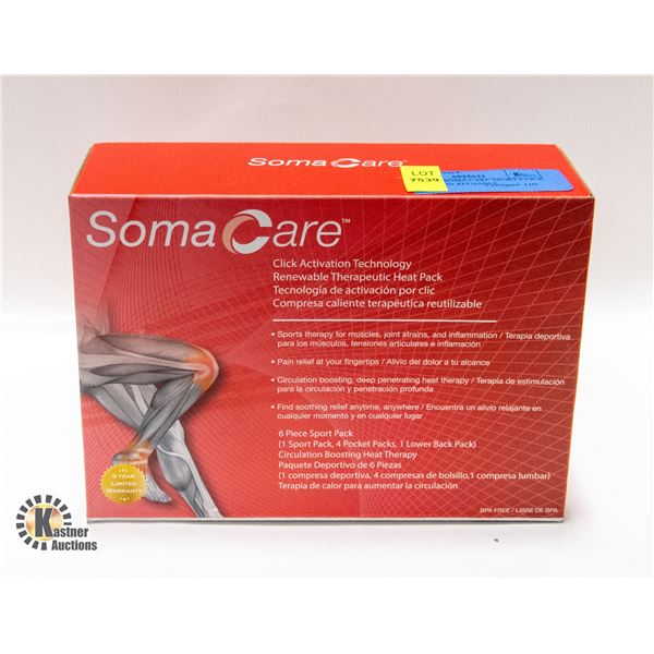 NEW 6PCS SOMA CARE SPORT CLICK ACTIVATION REUSABLE