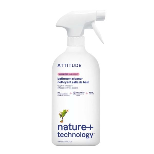 NEW ATTITUDE UNSCENTED BATHROOM CLEANER 800ML