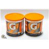 Image 1 : NEW 2 X 560G GATORADE ORANGE DRINK POWDER