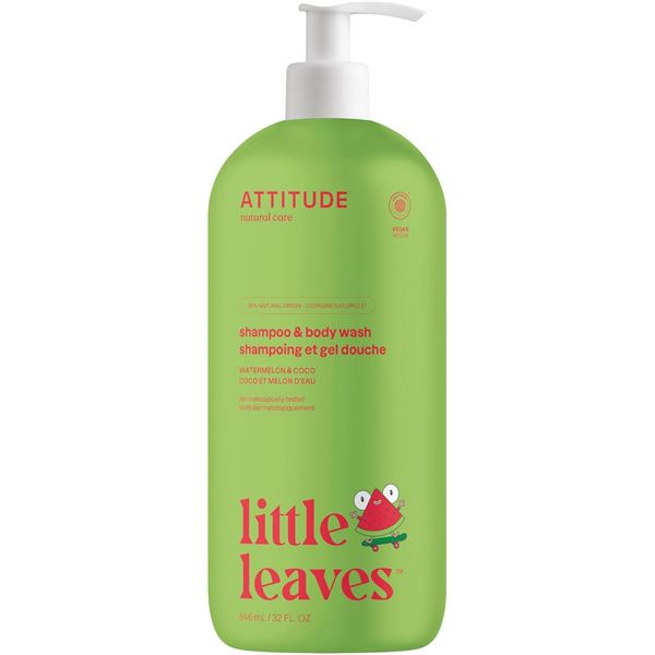 NEW ATTITUDE SHAMPOO AND BODY WASH WATERMELON AND