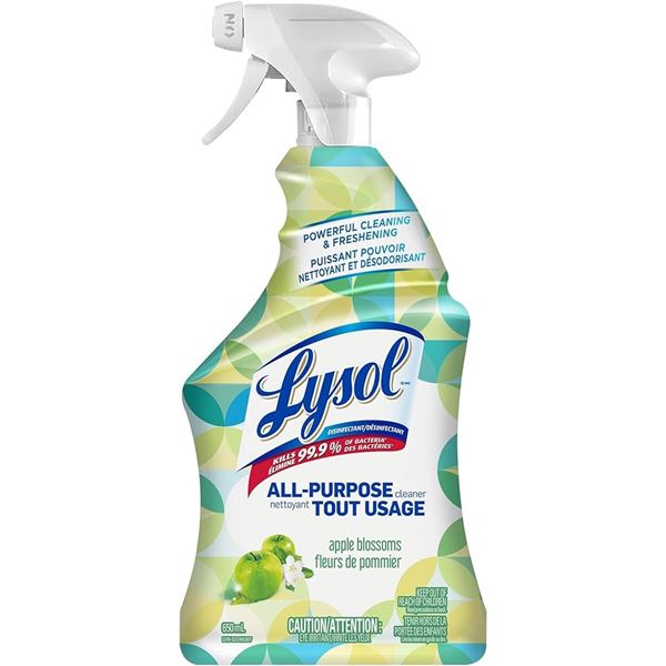 NEW 650ML LYSOL ALL PURPOSE CLEANER APPLE