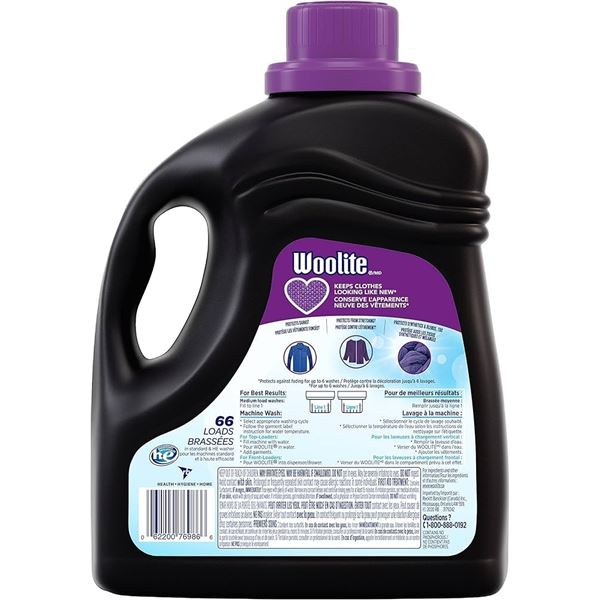 NEW 2.96L WOOLITE DARKS LAUNDRY DETERGENT