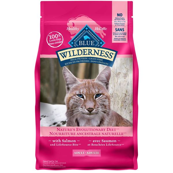 NEW 2.2KG BLUE WILDERNESS ADULT SALMON CAT FOOD