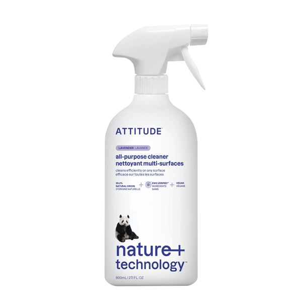 NEW 800ML ATTITUDE ALL-PURPOSE CLEANER LAVENDER