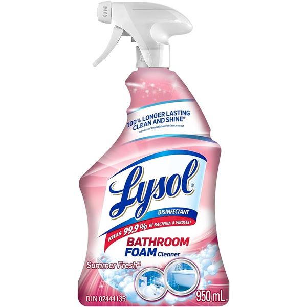 NEW 950ML LYSOL BATHROOM FOAM CLEANER