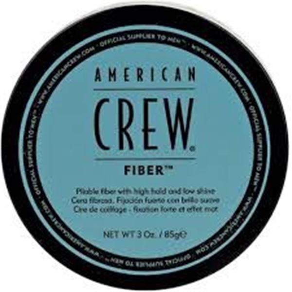 NEW AMERICAN CREW FIBER HIGH HOLD LOW SHINE GEL