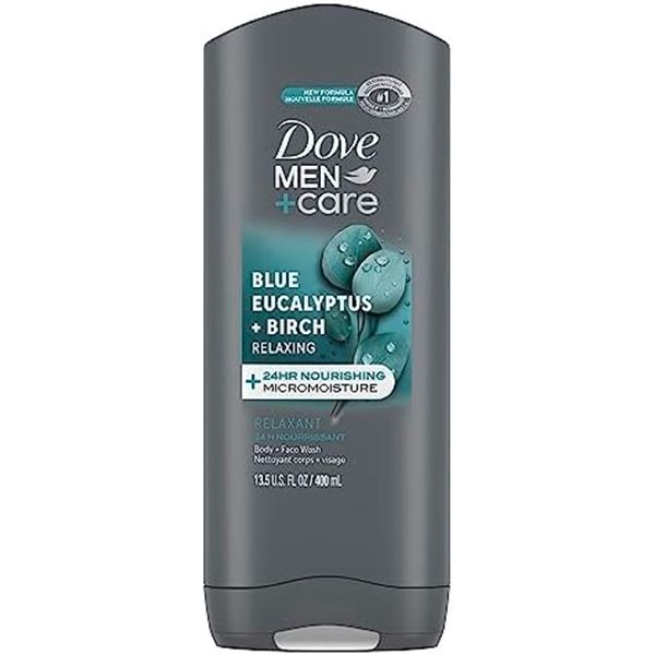 NEW 400ML DOVE MEN + CARE BODY & FACE WASH