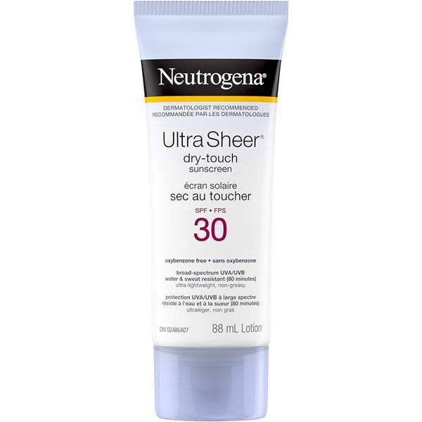 NEW 88ML NEUTROGENA ULTRA SHEER SUNSCREEN