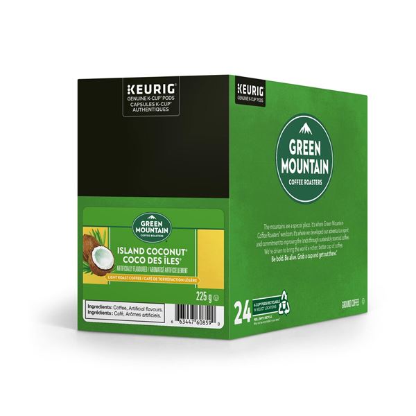 NEW 225G GREEN MOUNTAIN COFFEE ROASTERS 24 K CUPS