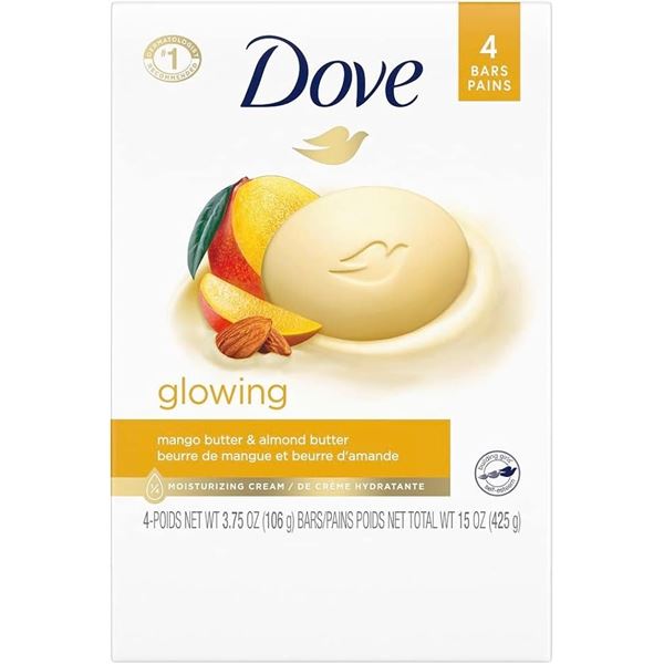 NEW DOVE GLOWING MANGO BUTTER AND ALMOND BUTTER