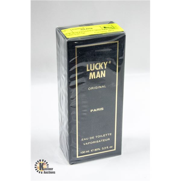 NEW SEALED LUCKY MAN ORIGINAL PARIS EAU DE