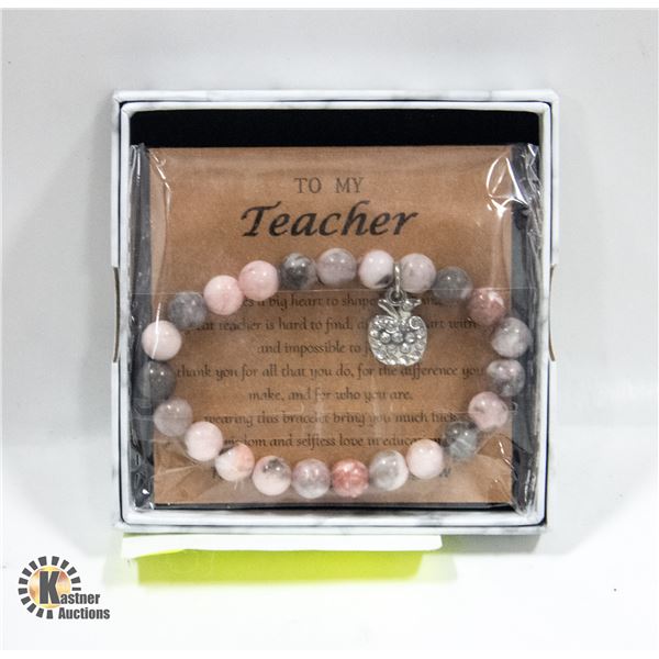 NEW TO MY TEACHER GIFT NECKLACE