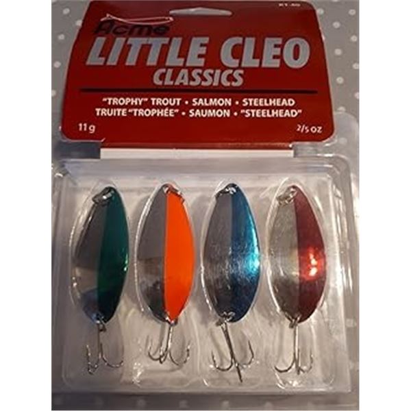NEW 11G ACME LITTLE CLEO CLASSICS FISHING TACKLES