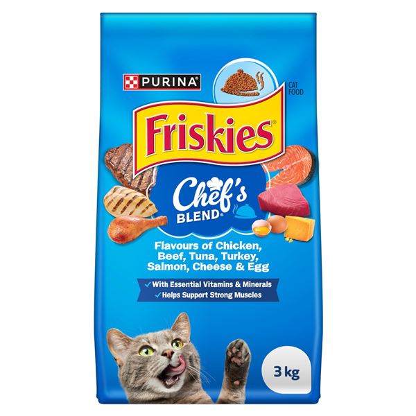 NEW PURINA FRISKIES CHEF'S BLEND 3KG
