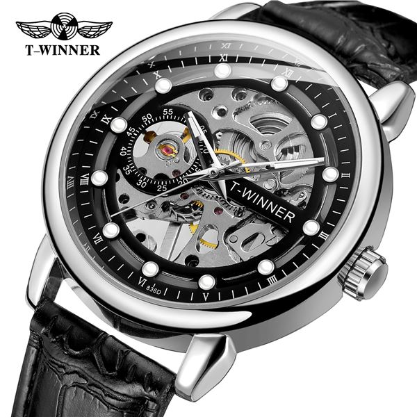NEW MECHANICAL SKELETAL T-WINNER WATCH
