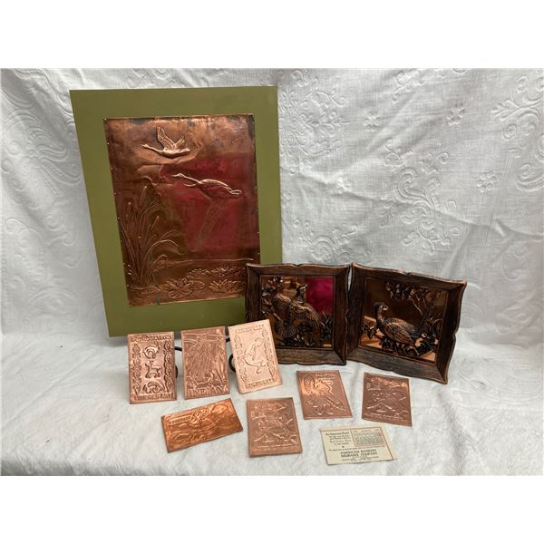 COPPER ART LOT