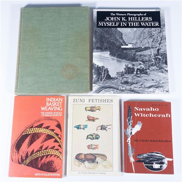 5pc Native American Themed Books, Non Fiction
