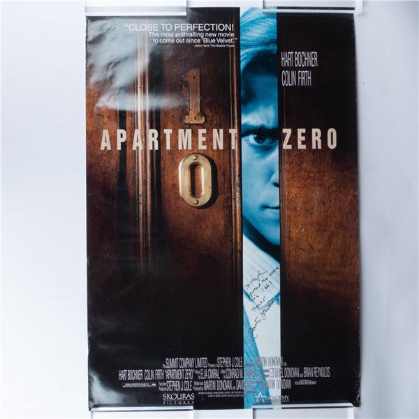 Signed Martin Donovan Movie Poster, Apartment Zero