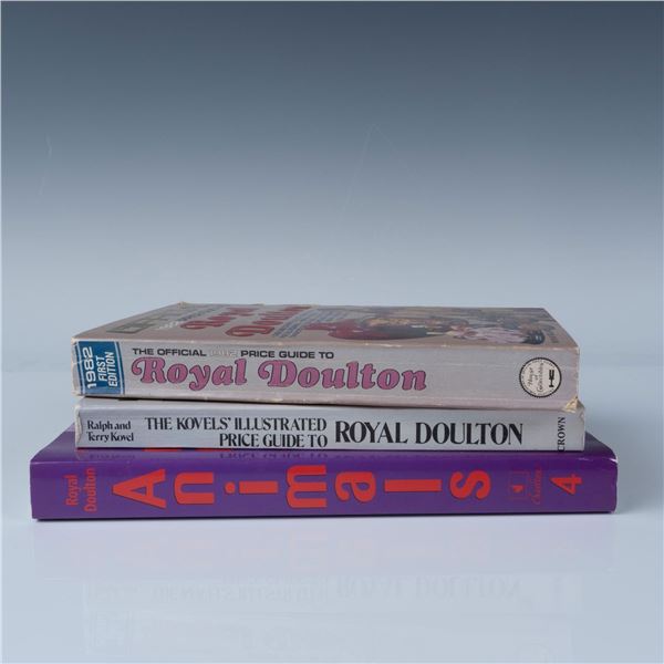 3pc Royal Doulton Catalogue And Price Guide Reference Books
