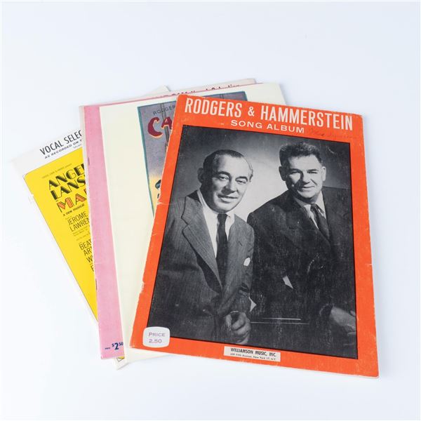 5pc Vintage Broadway Best Sheet Music Books