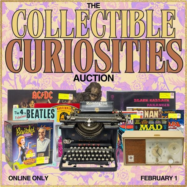 WELCOME TO THE FEBRUARY 1ST CURIOSITY AUCTION!