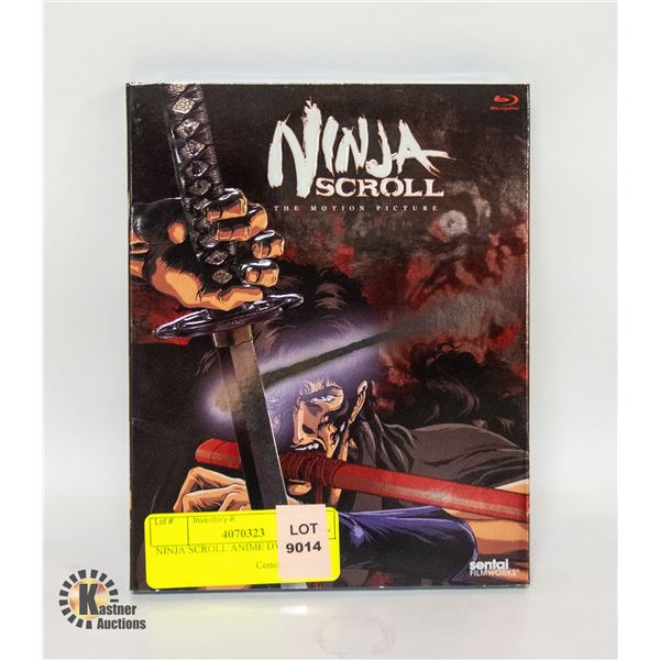 NINJA SCROLL ANIME DVD MOVIE