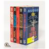 Image 1 : VINTAGE STAR TREK BOOKS ON CASSETTE LOT OF 5