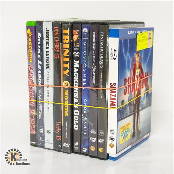 LOT OF ASSTD SUPERHERO ACTION DVDS