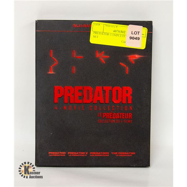 PREDATOR COMPLETE 4 DVD BOX SET