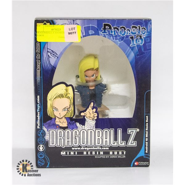 DRAGONBALL Z ANDROID 18 FIGURE IN BOX