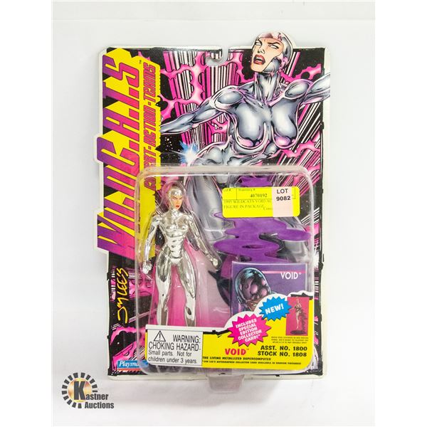 1995 WILDCATS VOID ACTION FIGURE IN PACKAGE