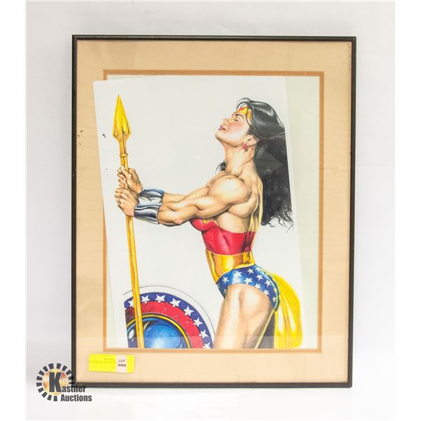 WONDER-WOMAN FRAMED ART