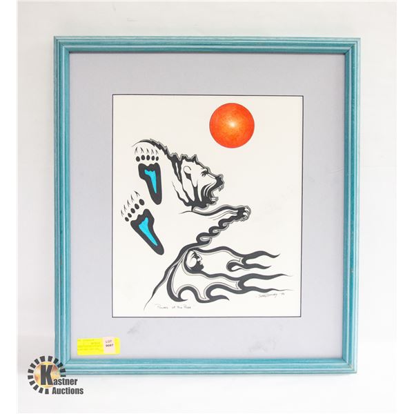 JERRY DANIELS POWER OF THE BEAR ORIG ART 1996