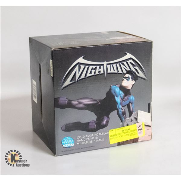 NIGHTWING COLD CAST HAND PAINTED PORCELAIN STATUE