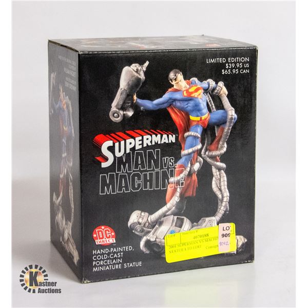 2001 SUPERMAN VS MACHINE STATUE LTD EDIT