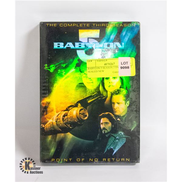 BABYLON 5 SEASON 3 DVD BOX SET SEALED NEW