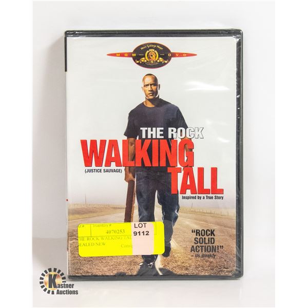 THE ROCK WALKING TALL DVD SEALED NEW