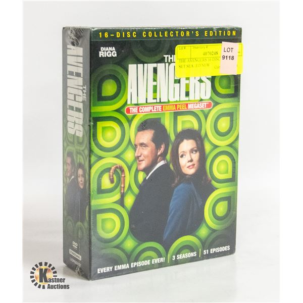 THE AVENGERS 16 DISC DVD BOX SET SEALED NEW