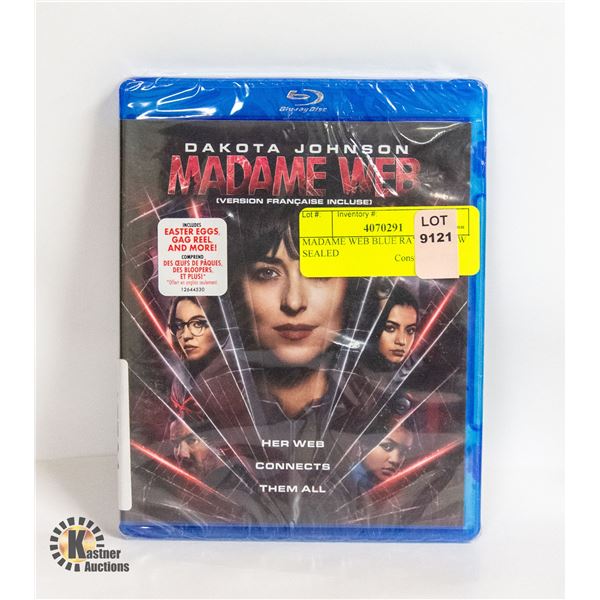 MADAME WEB BLUE RAY DVD NEW SEALED