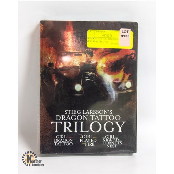 DRAGON TATTOO TRILOGY BOX SET NEW SEALED DVD