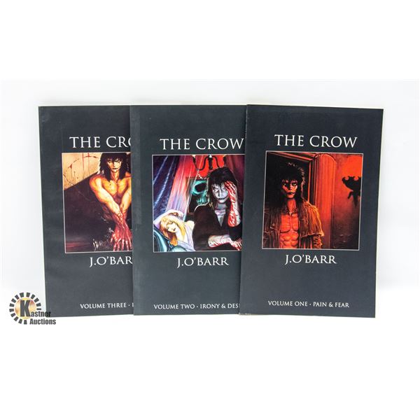1992 THE CROW GRAPHIC NOVEL SET BOOKS 1-3