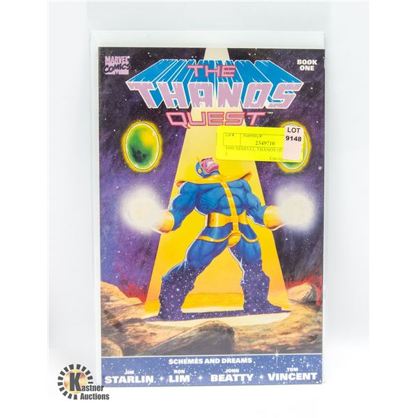1990 MARVEL THANOS QUEST BOOK 1